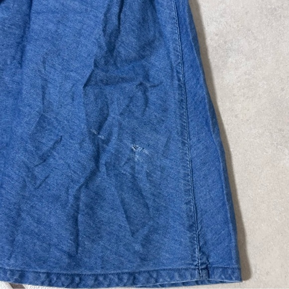 Children’s Place Girls Denim‎ Polka Dot blue/White Dress Size L(10/12) - Picture 8 of 9